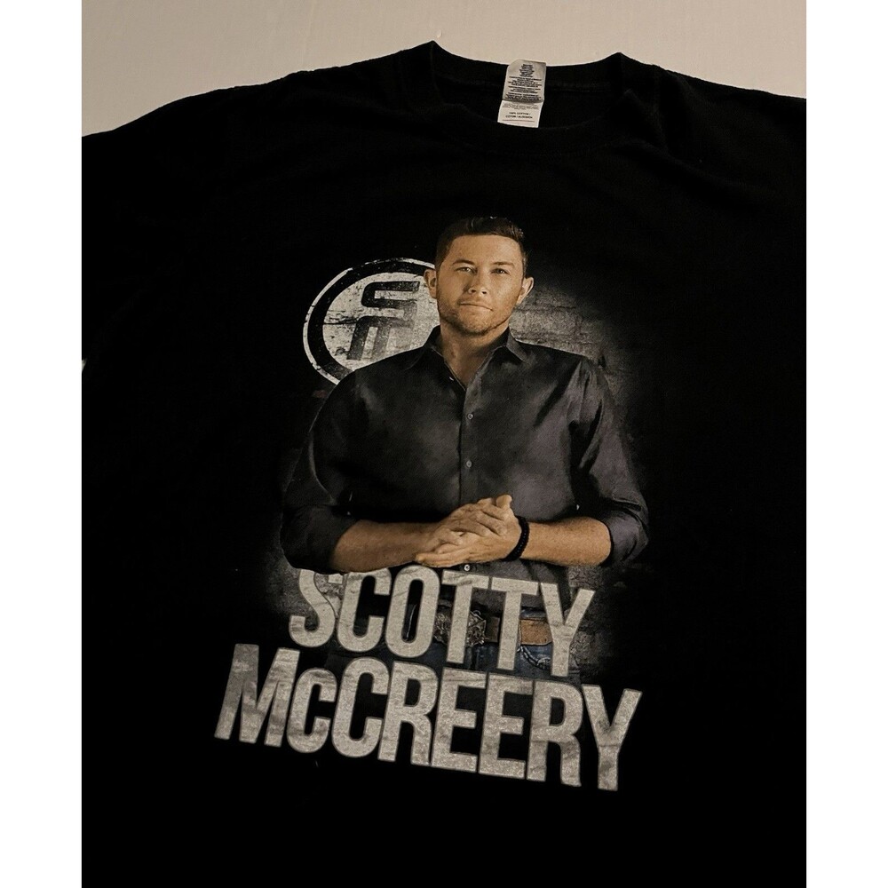 Scotty McCreery 2017 Concert Tour T-Shirt MEDIUM Music American Idol Album Black